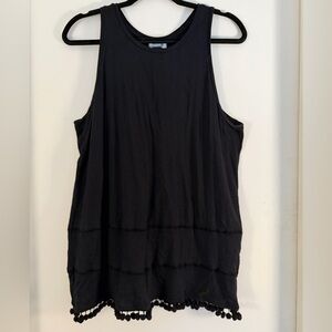 OLD NAVY Black Sleeveless Women's Top, Size L